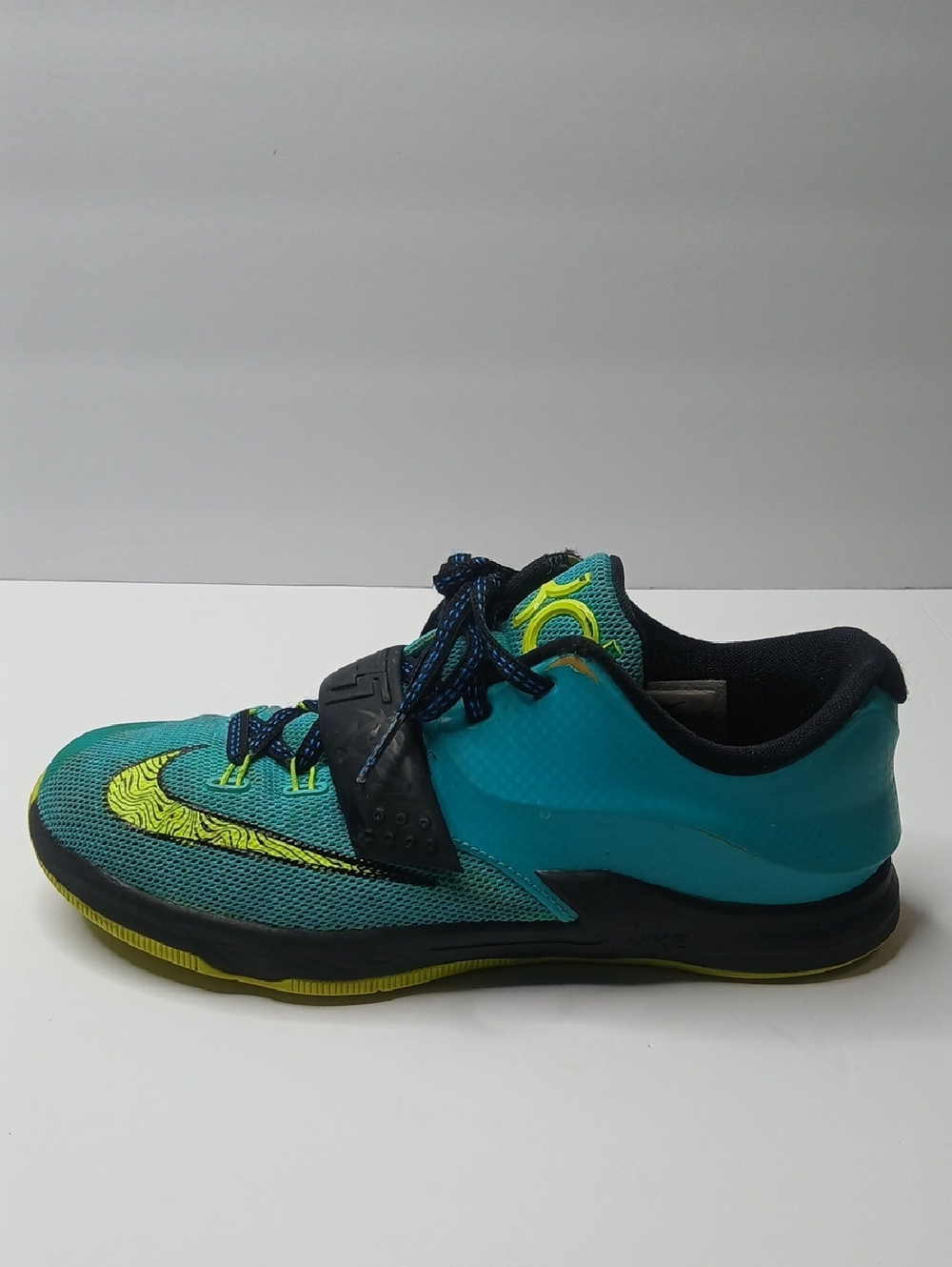 Nike KD‎ 7 (VII) Uprising Sneaker in Hyper Jade Size 2.5Y